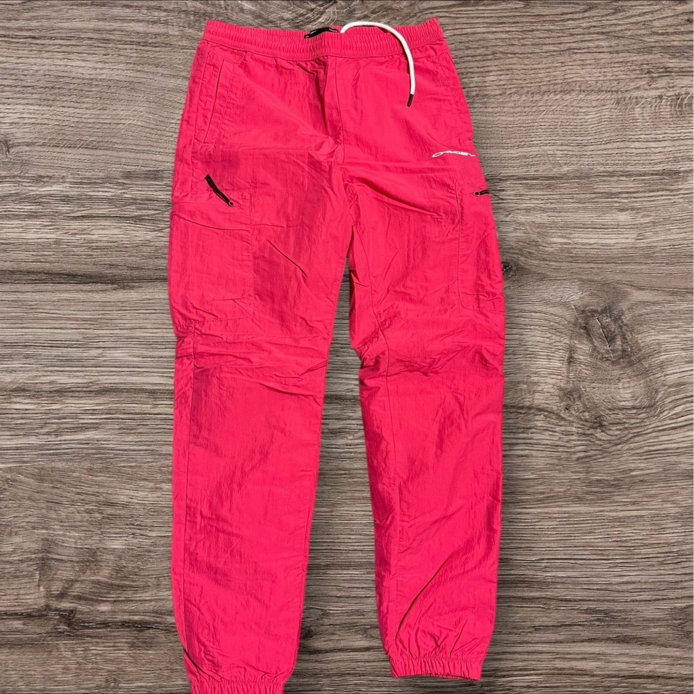 Oakley Mens Parajumper Nylon Pant Custom Fit Elastic Waistband Virtual Pink XS‎